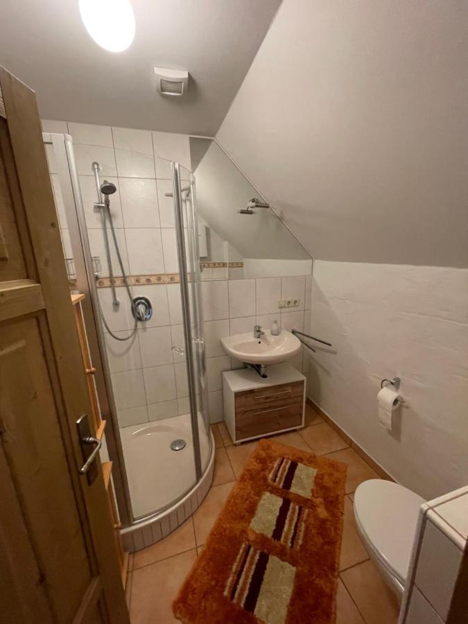 Ferienwohnung Am Pommerbach Pommern Esterno foto